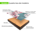 Ver imagem 3 de Kit 2 Quadros Cerejeira em Flor 50x70cm Decorativos
