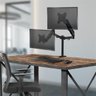 Suporte De Mesa Duplo Articulado Para Monitores De 17 A 27 Polegadas Com Ajuste De Altura - AC368 - 3