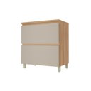 Ver imagem 1 de Balcão Cozinha Modulado Rainha 1 Porta 1GAV 80cm Nature/Greige Nesher