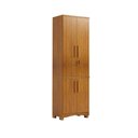 Ver imagem 2 de Armário Multiuso Blanc 4 Portas 4 Prateleiras 100% MDF Canela - Rio Doce