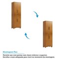 Ver imagem 5 de Armário Multiuso Blanc 4 Portas 4 Prateleiras 100% MDF Canela - Rio Doce