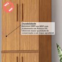 Ver imagem 7 de Armário Multiuso Blanc 4 Portas 4 Prateleiras 100% MDF Canela - Rio Doce