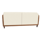 Ver imagem 4 de Sofá 3 Lugares Modular Filipi 2,12m Sala Recepção Clínica:corino Bege/corino Terracota