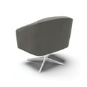 Ver imagem 5 de Poltrona Giratória Stella Suede Grafite Base Cromada - D'Rossi