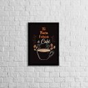 Ver imagem 1 de Quadro Decorativo Fé, Foco, Força e Café
