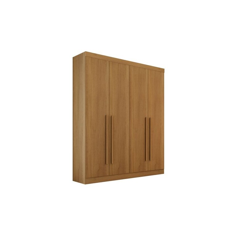Guarda-roupa da Vinci Plus 4 Portas 3 Gavetas com Pés - D Doro Cinamomo