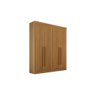 Guarda-roupa da Vinci Plus 4 Portas 3 Gavetas com Pés - D Doro Cinamomo - 1