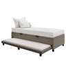 Bicama Box Baú Solteirão 96x188 Cm Samy S05 Linho Marrom - Mpozenato - 2