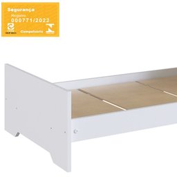 Berço Mini Cama 3 em 1 La003 Branco Comm - 6