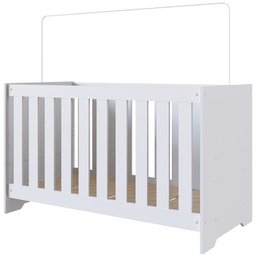 Berço Mini Cama 3 em 1 La003 Branco Comm - 1