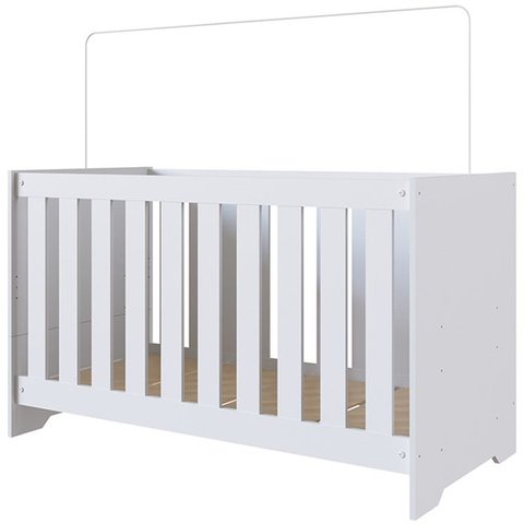 Berço Mini Cama 3 em 1 La003 Branco Comm