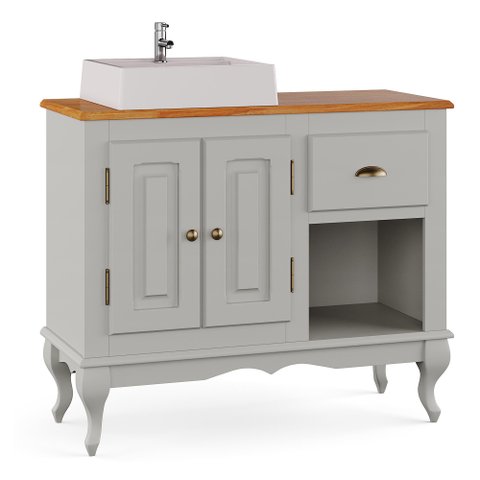 Balcão Lavabo 0,97m com Cuba - 3058