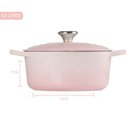 Ver imagem 2 de Caçarola Le Creuset Ferro Fundido Signature 24cm Rosa