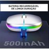 Mouse sem Fio Recarregavel Wireless e Bluetooth - 3