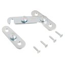 Ver imagem 2 de Fecho Chato para Janelas de Correr 60 mm Aço Acetinado 656011 União Mundial Unitário