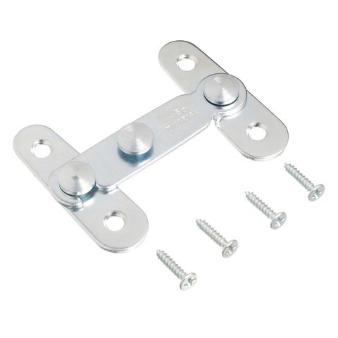Fecho Chato para Janelas de Correr 60 mm Aço Acetinado 656011 União Mundial Unitário