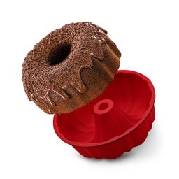 Forma de Silicone Redonda Vazada Vermelha UP Home - UD170 UD170 - 3