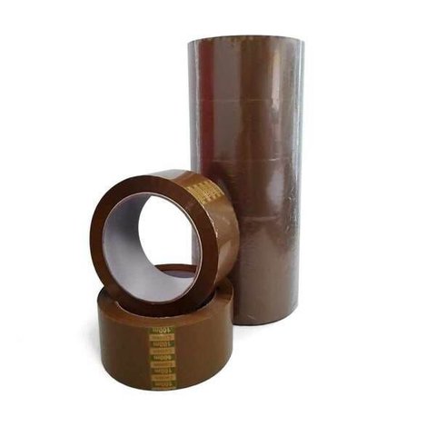 Fita Adesiva Marrom 48mm X 100 Metros 10 Rolos