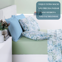 Ver imagem 5 de Conjunto de Lencol Casal Queen Size Selin 04 Pçs Toque Super Macio Cotton:verde