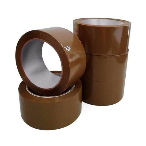 Fita Adesiva Marrom 48mm X 100 Metros 5 Rolos