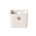 Ver imagem 6 de Cesto Organizador 27x12x9cm Flow Bege 3L Lavanderia Banheiro