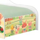 Ver imagem 3 de Cama Infantil Solteiro Fazendinha e Balões MDF Branco Casah