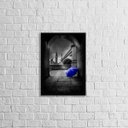 Ver imagem 1 de Quadro Decorativo Fotografia Sombrinha Azul