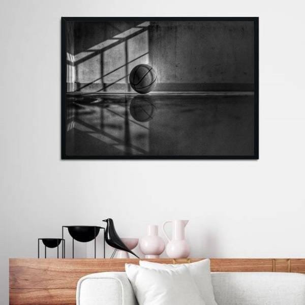 Quadro Decorativo Fotografia Bola de Basquete - 2