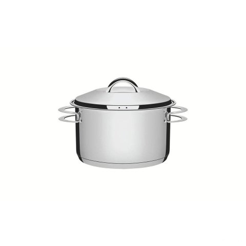 Caçarola Tramontina Solar Funda em Aço Inox Fundo Triplo com Tampa e Alças 16 Cm 1,8 L Tramontina