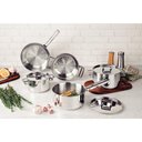 Ver imagem 3 de Caçarola Tramontina Solar Funda em Aço Inox Fundo Triplo com Tampa e Alças 16 Cm 1,8 L Tramontina
