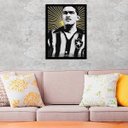 Ver imagem 2 de Quadro Decorativo Garrincha Camisa do Botafogo