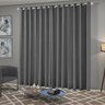 Cortina Blackout Tecido 2,70x1,50 Sala Quarto Cinza - 1
