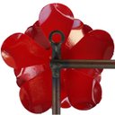 Ver imagem 5 de Suporte de Ferro 3 Ganchos Artesanal Rustico Colonial Decorativo - Vermelho