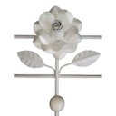 Ver imagem 4 de Suporte de Ferro 3 Ganchos Artesanal Rustico Colonial Decorativo - Branco