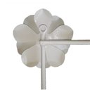 Ver imagem 5 de Suporte de Ferro 3 Ganchos Artesanal Rustico Colonial Decorativo - Branco