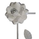 Ver imagem 3 de Suporte de Ferro 3 Ganchos Artesanal Rustico Colonial Decorativo - Branco