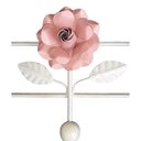 Ver imagem 4 de Suporte de Ferro 3 Ganchos Artesanal Rustico Colonial Decorativo - Rosa