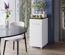 Ver imagem 2 de Balcão Multiuso 83cm 1 Porta Zara - Branco Móblis