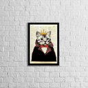 Ver imagem 1 de Quadro Decorativo Gato Rei