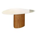 Ver imagem 5 de Mesa Jantar Orgânica Cone Canya 130x135cm - Laca Branca