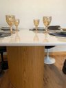 Ver imagem 4 de Mesa Jantar Orgânica Cone Canya 130x135cm - Laca Branca