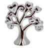 Árvore Da Vida Cerâmica Decoração PRATA - 1