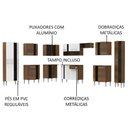 Ver imagem 5 de Armário de Cozinha Completa de Canto 513cm Rustic/Branco Emilly Big Madesa 02