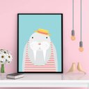 Ver imagem 2 de Quadro Decorativo Foquinha Marinheira