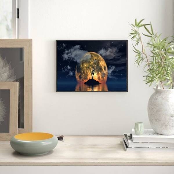 Quadro Decorativo Fotografia Noite na Ilha - 2