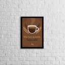 Ver imagem 1 de Quadro Decorativo Frase Não Faço Questão, Faço Café
