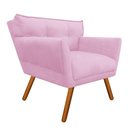 Ver imagem 4 de Kit 02 Poltronas Anitta Suede Rosa com Strass Pés Palito