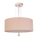Ver imagem 1 de Lustre Pendente Com Cristal Cúpula Rosa 40x15 2E27