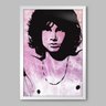 Quadro Jim Morrison The Doors Classic - 20x30cm - Moldura Caixa Branco - 1