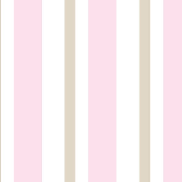 Papel de Parede Adesivo Listrado Rosa - 113 - 2